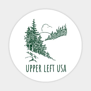 Upper left USA Magnet